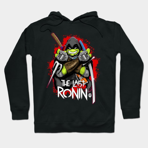 Turtle Last Ronin Hoodie by nicitadesigns